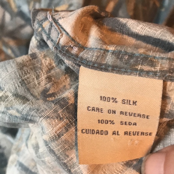 Solitude Washable Silk Button Down Shirt - Picture 10 of 11